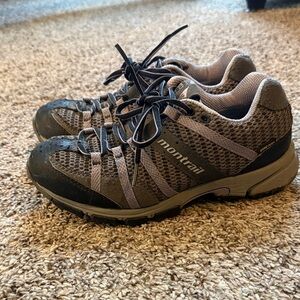 Montrail light purple, Gray and Black Hiking Shoes. With gore-Tex.  Size 6.5